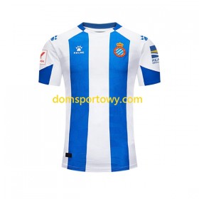 Koszulka RCD Espanyol Domowe Koszulki Piłkarskie 2023-2024 Krótki Rękaw